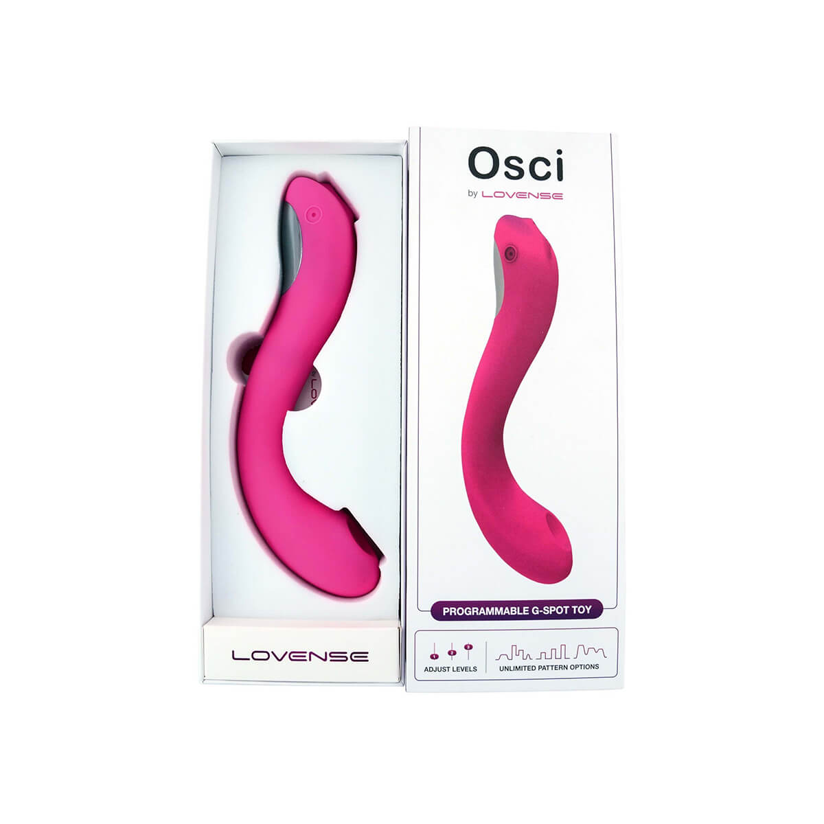 Lovense Osci - Estimulador de Ponto G Recarregável em Silicone com 7 Modos de Pulsação - 19,8 x 3,7 cm - 1