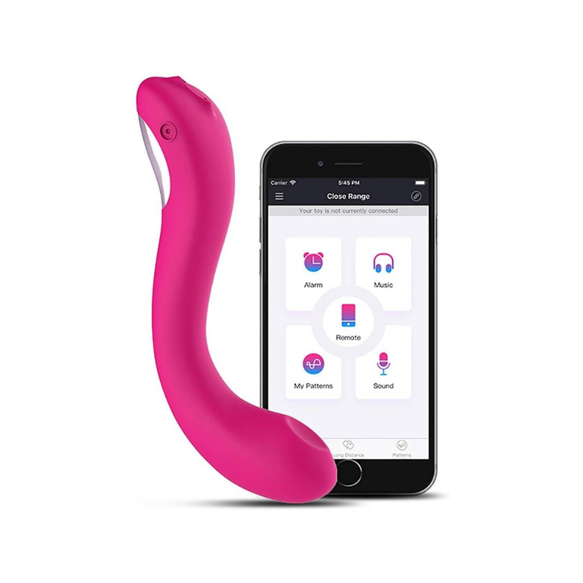 Lovense Osci - Estimulador de Ponto G Recarregável em Silicone com 7 Modos de Pulsação - 19,8 x 3,7 cm - 5