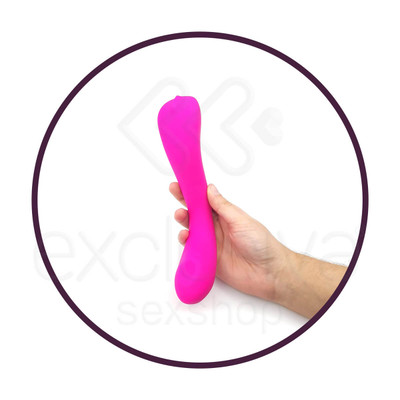Foto 4 do produto Lovense Osci - Estimulador de Ponto G Recarregável em Silicone com 7 Modos de Pulsação - 19,8 x 3,7 cm