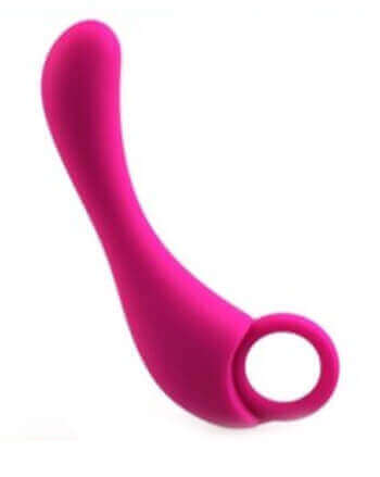 Lover - Estimulador de Próstata em Silicone Soft Touch com Alça de Segurança - 13,5 x 3,1 cm  | Cor: Rosa - 2