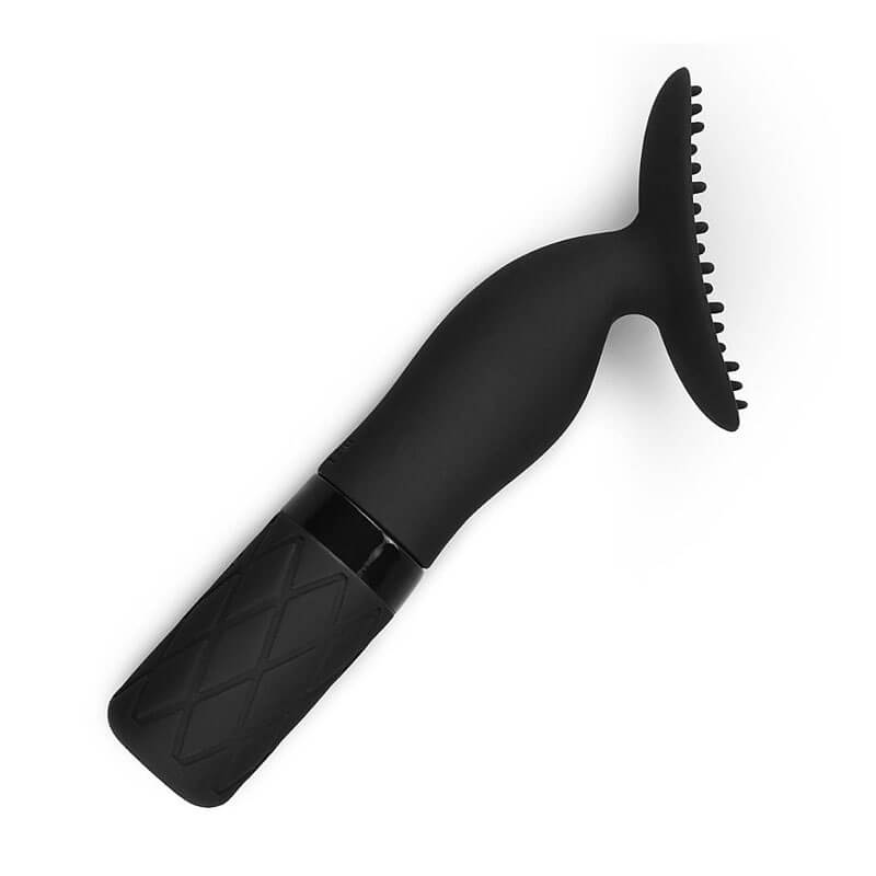Estimulador de Clitóris em Silicone Atóxico com Cerdas Massageadoras, 7 Modos de Vibração e Recarregável - Lovetoy 0-Sensual Clit Jiggle | 14 x 2,6 cm - 2