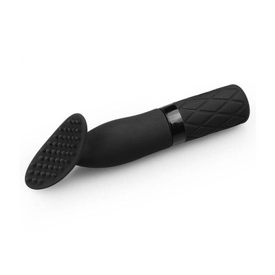 Foto 3 do produto Estimulador de Clitóris em Silicone Atóxico com Cerdas Massageadoras, 7 Modos de Vibração e Recarregável - Lovetoy 0-Sensual Clit Jiggle | 14 x 2,6 cm