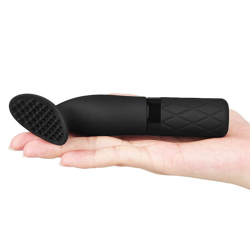 Estimulador de Clitóris em Silicone Atóxico com Cerdas Massageadoras, 7 Modos de Vibração e Recarregável - Lovetoy 0-Sensual Clit Jiggle | 14 x 2,6 cm - 6