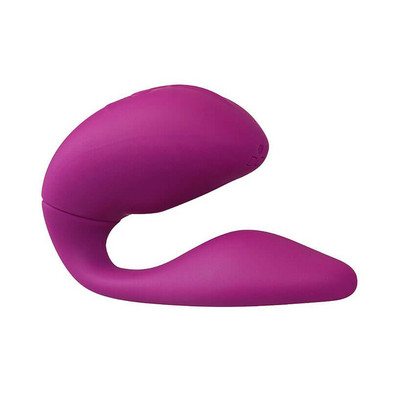 Foto 4 do produto Vibrador de Casal em Silicone Aveludado com 11 Modos de Vibração e Controle Remoto Sem Fio - Lovetoy 0-Sensual Double Rush | 7 x 2,8 cm
