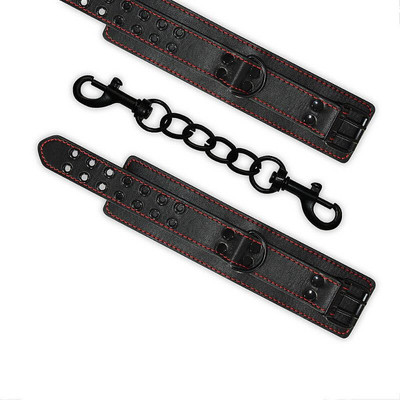 Foto 3 do produto Lovetoy Bondage Fetish - Algema em Couro Sintético com Corrente