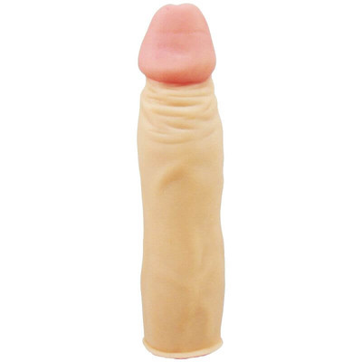 Lovetoy - Capa Peniana Extensora Cyberskin - 18,5 x 4,0 cm