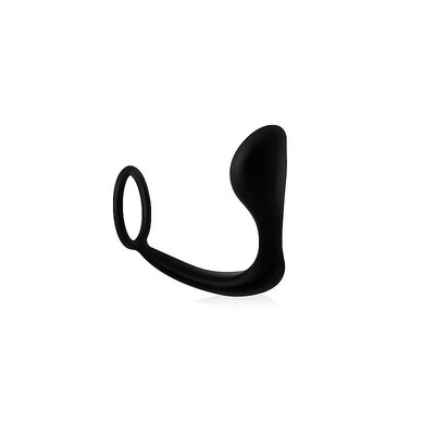 Estimulador de Próstata com Anel Peniano em Silicone Macio - Cock Ring Plug
