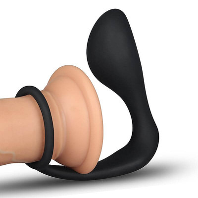 Foto 2 do produto Lovetoy Cock Ring Plug - Estimulador de Próstata com Anel Peniano