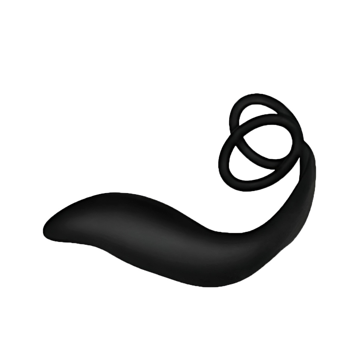 Estimulador de Próstata com Anel Duplo - Lovetoy Combo Double Cockring Plug | 7,9 x 3,4 cm - 3