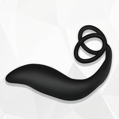 Foto 3 do produto Lovetoy Combo Double Cockring Plug  - Estimulador de Próstata com Anel Duplo