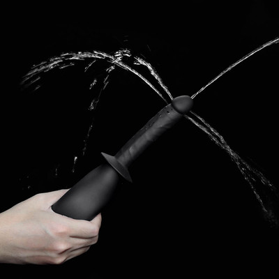 Foto 2 do produto Ducha Íntima com Bico em Formato de Pênis em Silicone - Lovetoy Bondage Fetiche Deluxe Douche | 14,5 x 2,2 cm