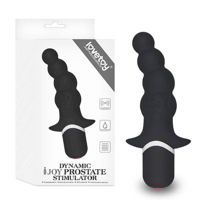 Foto 1 do produto Lovetoy Dynamic - Estimulador de Próstata em Silicone com 10 Modos de Vibração - 15,5 x 2,8 cm