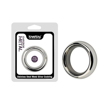 Foto 1 do produto Lovetoy Emperor Metal 1.5'' - Anel Peniano em Aço Inoxidável - 5,8 cm