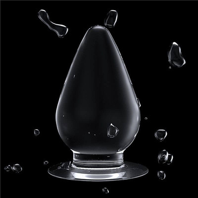 Foto 3 do produto Lovetoy Flawless Clear 4.5" - Plug Anal Transparente em TPE Atóxico - 10 x 6 cm