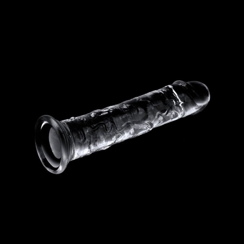 Prótese Peniana Transparente em TPE com Glande Definida, Veias Salientes e Ventosa - Lovetoy Flawless Clear 7.0/7.1 | 16,3 x 3,3 cm - 3