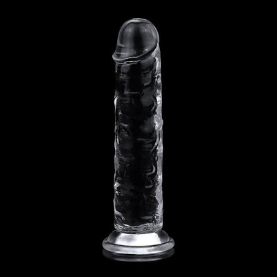 Foto 2 do produto Prótese Peniana Transparente em TPE com Glande Definida, Veias Salientes e Ventosa - Lovetoy Flawless Clear 7.0/7.1 | 16,3 x 3,3 cm