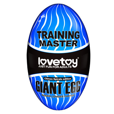 Foto 2 do produto Masturbador Masculino em Forma de Ovo com Textura Interna - Lovetoy Giant Egg Climax Spiral Edition
