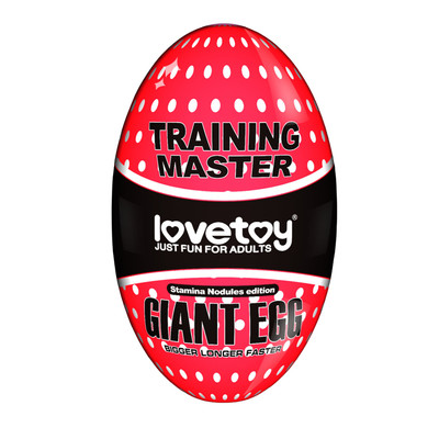 Foto 2 do produto Masturbador Masculino em Forma de Ovo com Textura Interna - Lovetoy Giant Egg Stamina Nodules Edition