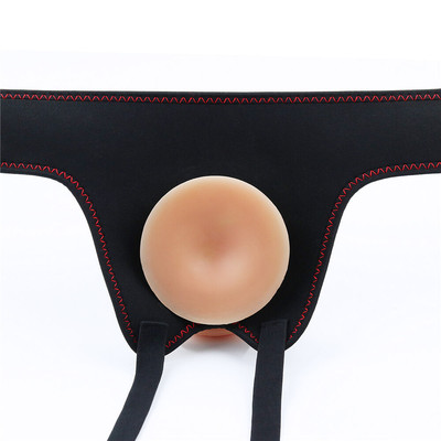 Foto 12 do produto Cinta Peniana em Poliéster e Prótese Peniana Realística com Ventosa, Escroto e Glande Definida - Lovetoy Ingen Strap on Set 7.0 | 13 x 3,6 cm | Disponível em Cores