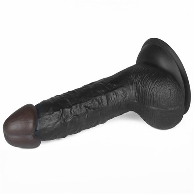 Foto 5 do produto Cinta Peniana em Poliéster e Prótese Peniana Realística com Ventosa, Escroto e Glande Definida - Lovetoy Ingen Strap on Set 7.0 | 13 x 3,6 cm | Disponível em Cores