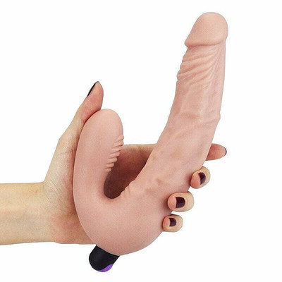Penetrador Strap-On em Silicone e Bullet Recarregável com 10 Modos de Vibração - Lovetoy Joy | 15,3 x 3,6 cm