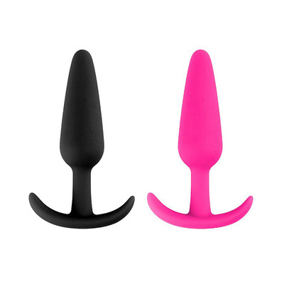 Foto 1 do produto Plug Anal ''M'' com Formato Cônico em Silicone Aveludado - Sexy Import | 7,5 x 2,1 cm | Disponível em 2 Cores