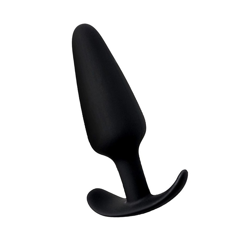 Plug Anal ''M'' com Formato Cônico em Silicone Aveludado - Sexy Import | 7,5 x 2,1 cm | Disponível em 2 Cores - 4