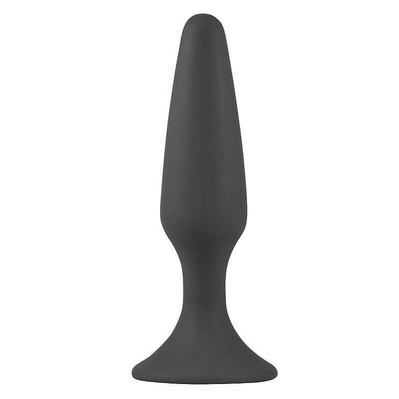 Lovetoy Lure Me - Plug Anal em Formato Cônico com Ventosa - 11,5 x 2,8 cm | Cor: Preto - 2
