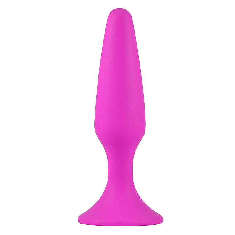 Lovetoy Lure Me - Plug Anal em Formato Cônico com Ventosa - 11,5 x 2,8 cm | Cor: Rosa - 2