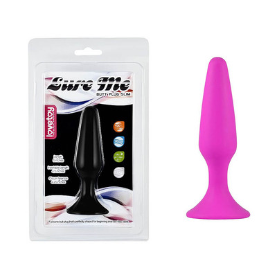 Foto 1 do produto Lovetoy Lure Me - Plug Anal em Formato Cônico com Ventosa - 11,5 x 2,8 cm | Cor: Rosa