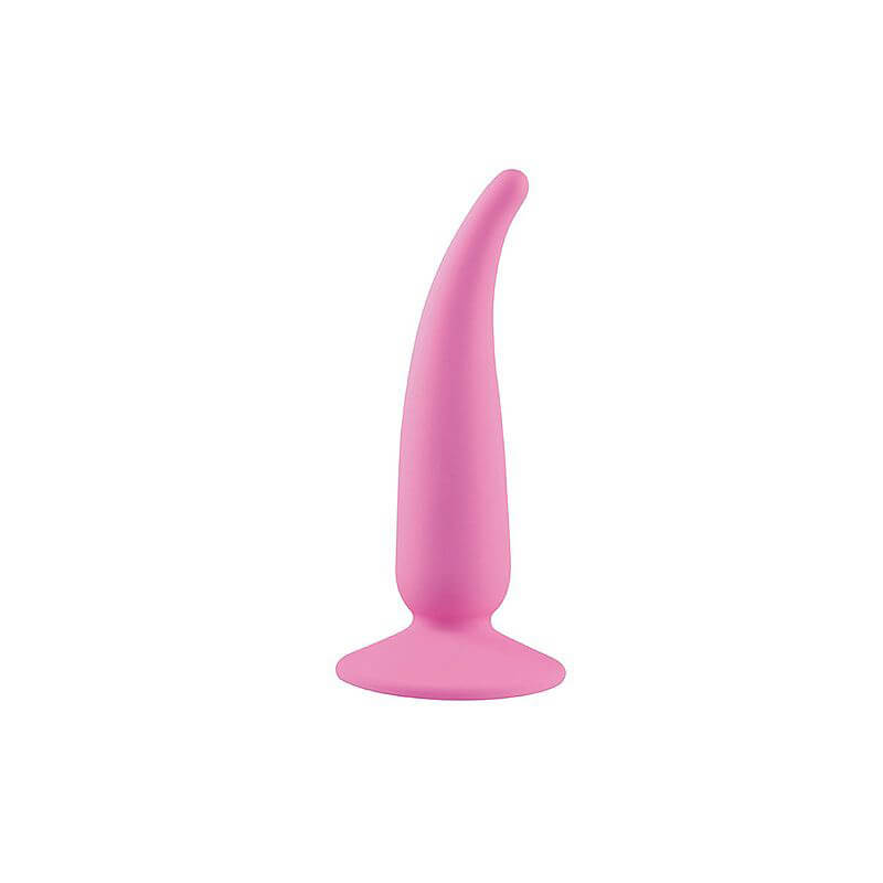 Lovetoy Lure Me - Plug Anal em Formato Cônico com Ventosa - 12,3 x 2,8 cm | Cor: Rosa - 2