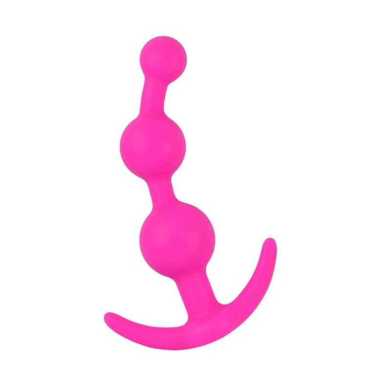 Lovetoy Lure Me - Plug Anal em Silicone com 3 Esferas em Tamanhos Gradativos - 13 x 3,2 cm | Cor: Rosa - 2