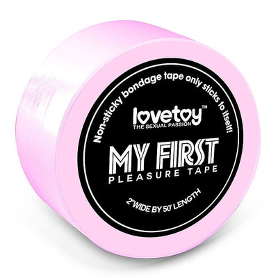Lovetoy My First Pleasure Tape - Fita para Bondage | Cor: Rosa Claro