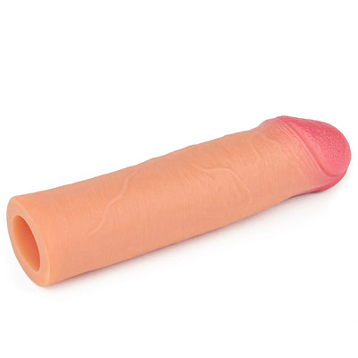 Foto 6 do produto Capa Peniana Extensora com Preenchimento na Ponta - Lovetoy Nature Extender | 17 x 4 cm | Disponível em 2 Cores