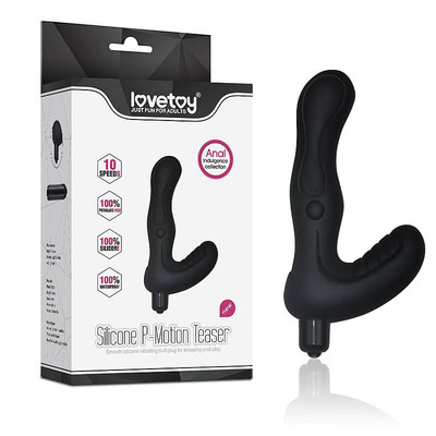Foto 1 do produto Estimulador de Próstata e Períneo em Silicone com 10 Modos de Vibração - Lovetoy P-Motion Teaser | 10 x 3 cm
