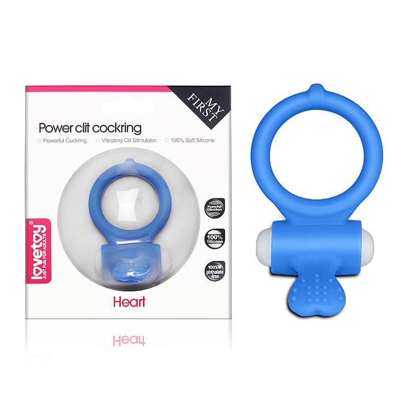 Anel Peniano com Estimulador de Clítoris com Vibração Única e Potente - Lovetoy Power Clit Cockring | Disponível em 3 Cores - 2