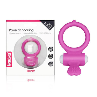 Anel Peniano com Estimulador de Clítoris com Vibração Única e Potente - Lovetoy Power Clit Cockring | Disponível em 3 Cores