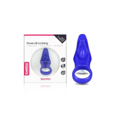 Foto 1 do produto Lovetoy Power Clit Cockring Stamina - Anel Peniano com Estimulador de Clitóris com Vibração Única e Potente