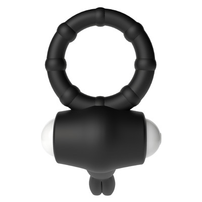 Foto 2 do produto Anel Peniano com Estimulador de Clítoris em Forma de Coelho com Vibração Única e Potente - Lovetoy Power Clit Cocking Thriller