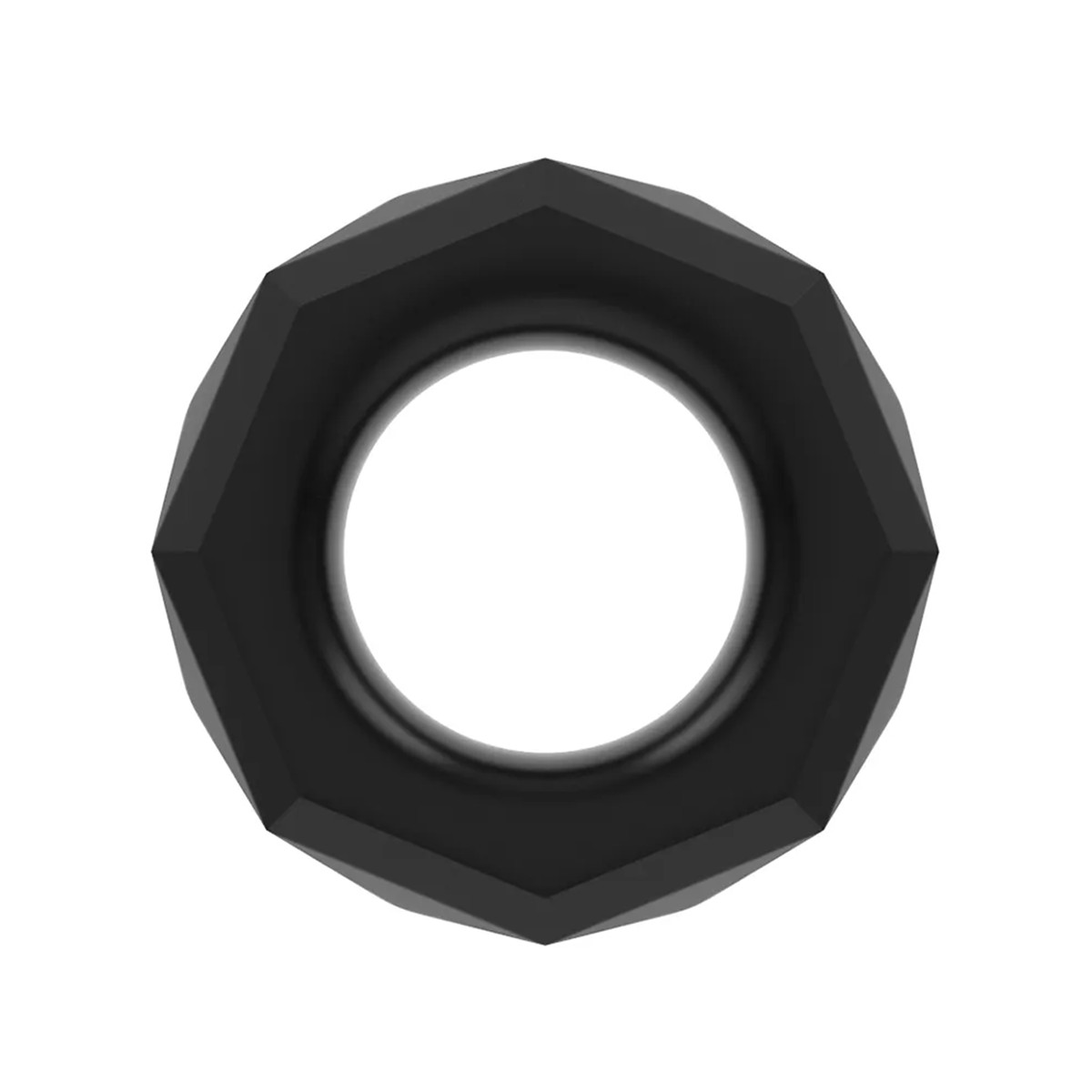 Anel Peniano em TPE com Formato Octógono - Lovetoy Power Plus | Disponível em 2 Cores - 5