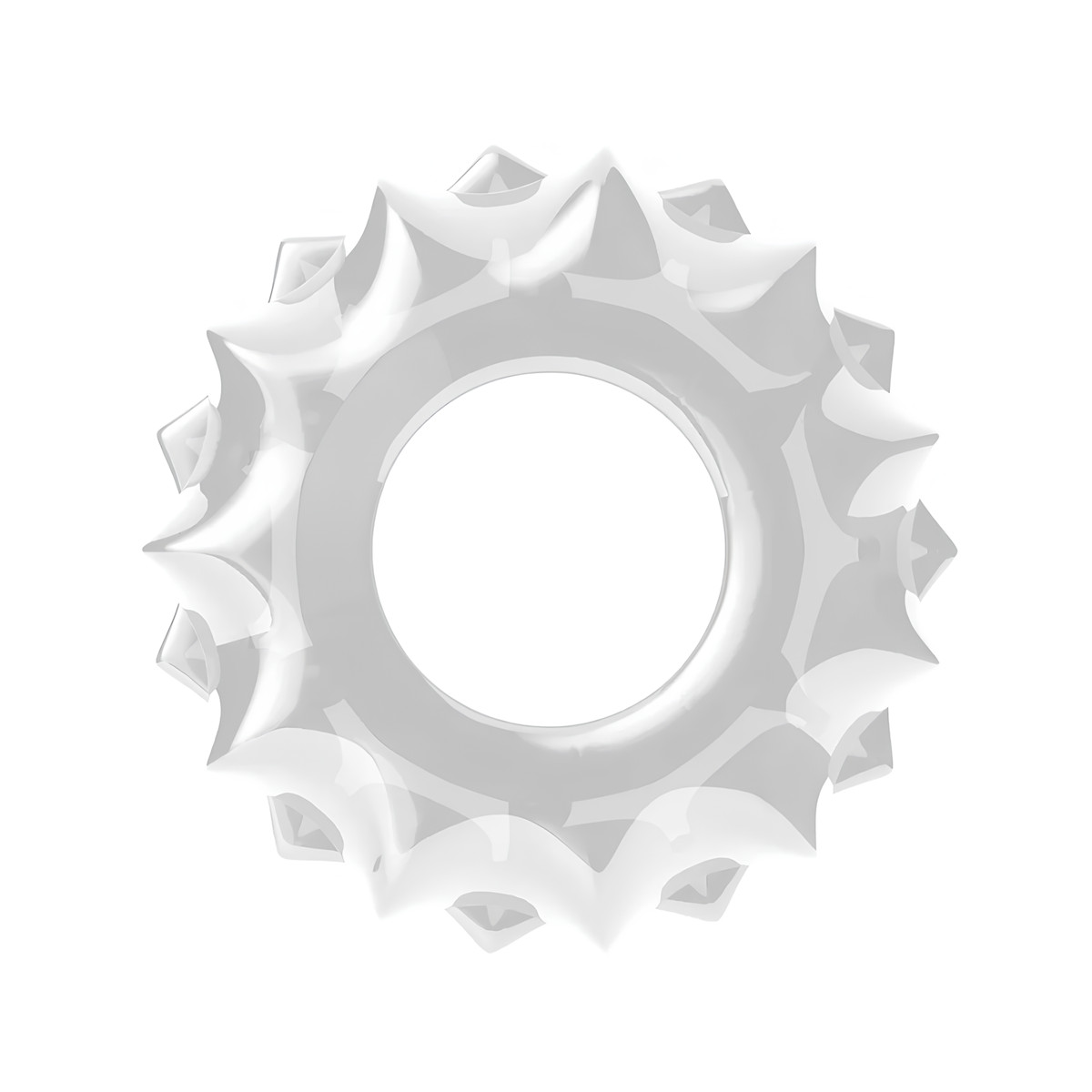 Anel Peniano de Silicone com Pontas Massageadoras - Lovetoy Power Plus | Disponível em 2 Cores - 5