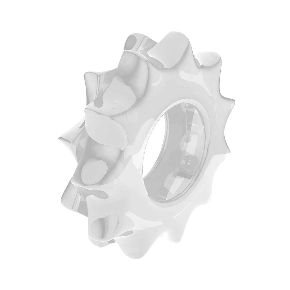 Anel Peniano de Silicone com Pontas Massageadoras - Lovetoy Power Plus | Disponível em 2 Cores - 6