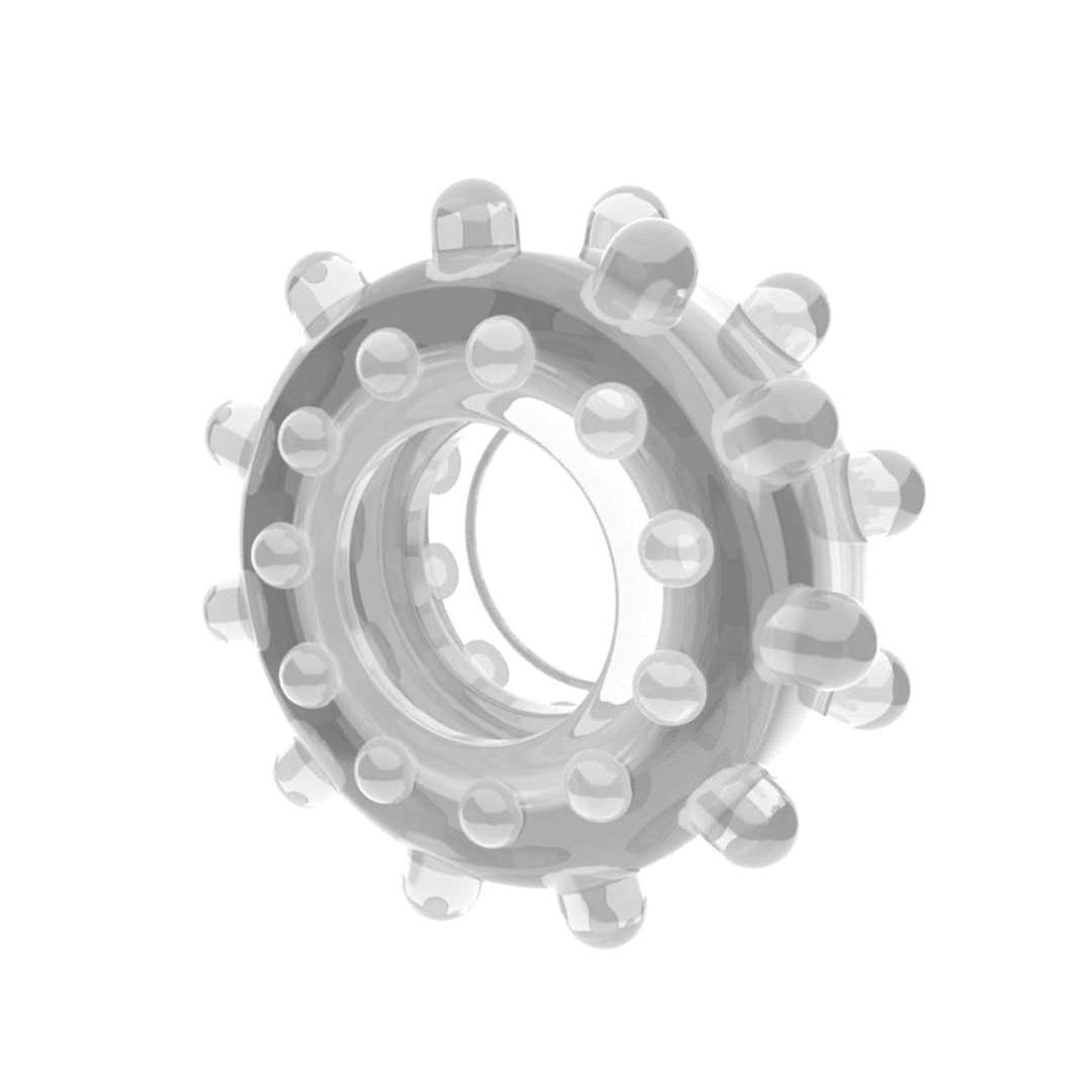 Anel Peniano em TPE com Esferas Massageadoras - Lovetoy Power Plus | Disponível em 2 Cores - 2