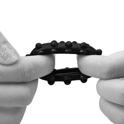 Foto 4 do produto Anel Peniano em TPE com Esferas Massageadoras - Lovetoy Power Plus | Disponível em 2 Cores