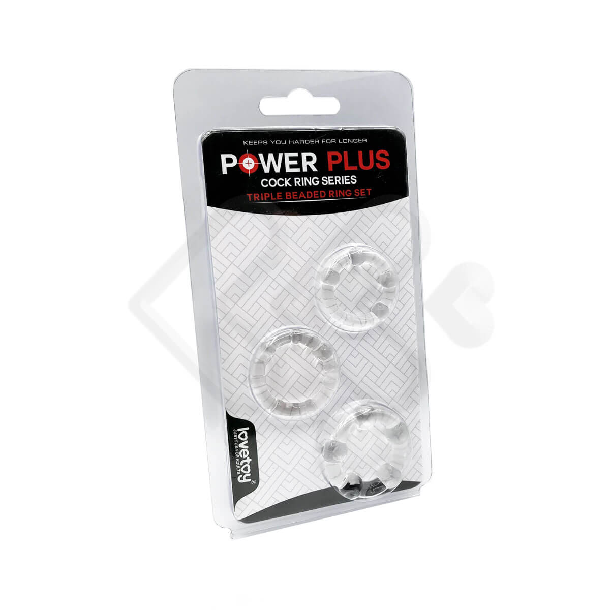 Lovetoy Power Plus Cock Ring Series - Kit com 3 Anéis Penianos em Borracha - 2