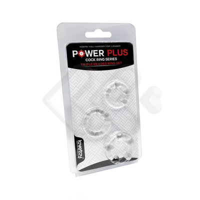 Foto 2 do produto Lovetoy Power Plus Cock Ring Series - Kit com 3 Anéis Penianos em Borracha