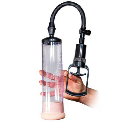 Foto 3 do produto Lovetoy Power Pro Pump - Bomba Peniana Manual com Manopla e Anel com Forma de Vagina - 20 x 6,2 cm