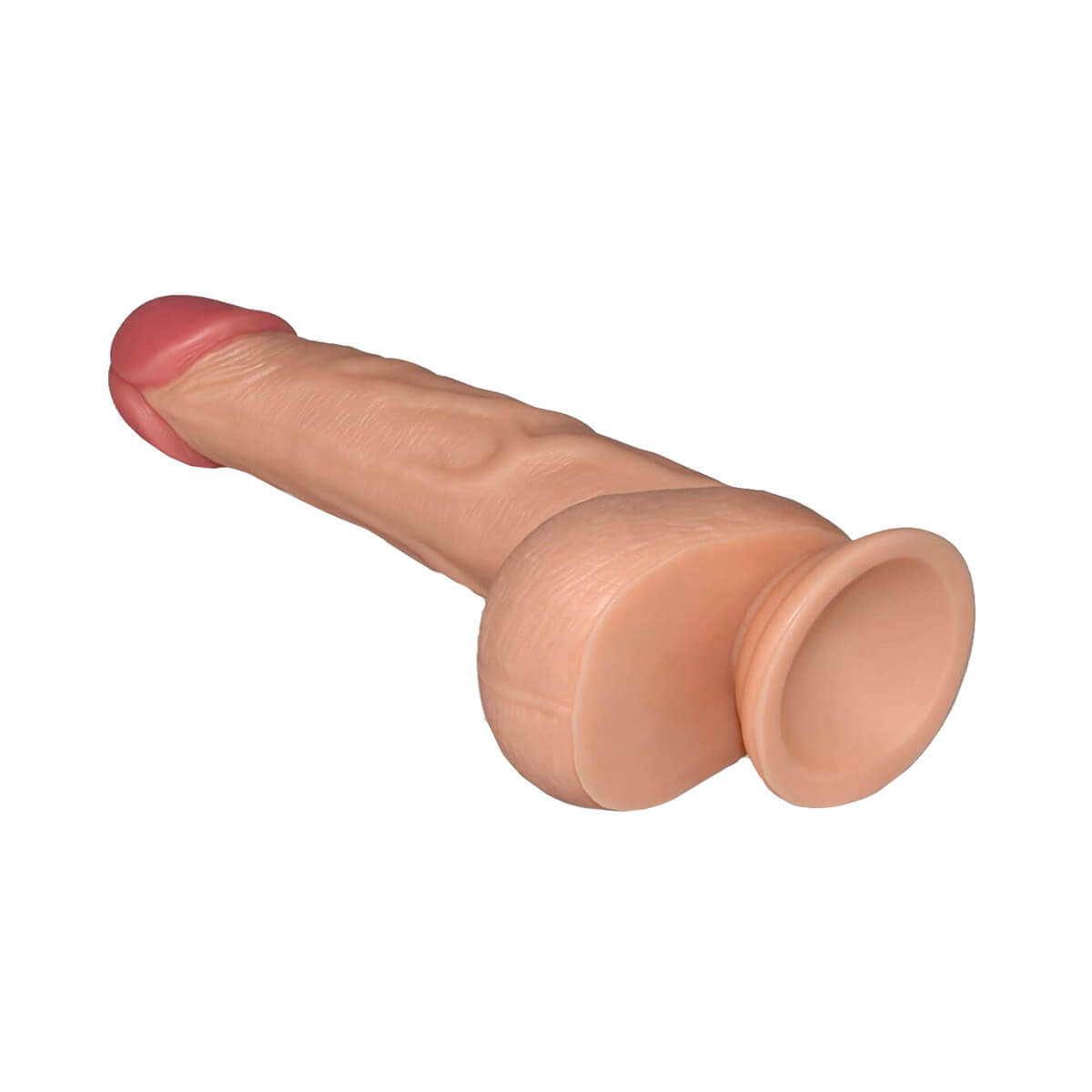 Prótese Realística com Glande Definida, Veias Suaves, Escroto e Ventosa - Lovetoy Real Extreme 8.5 | 19 x 4,3 cm | Disponível em 2 Cores - 3