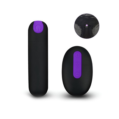 Bullet com 20 Modos de Vibração, Controle Remoto Sem Fio e Calcinha em Nylon - Lovetoy Rechargeable Joy Remote Control