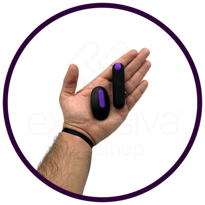 Vibrador de Calcinha com 19 Modos de Vibração e Calcinha em Nylon - Lovetoy Rechargeable Joy Remote Control - 5,5 x 2 cm